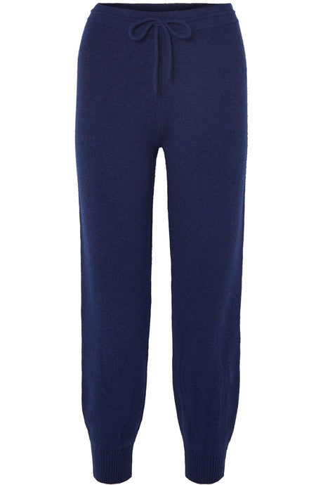 Wool-blend track pants