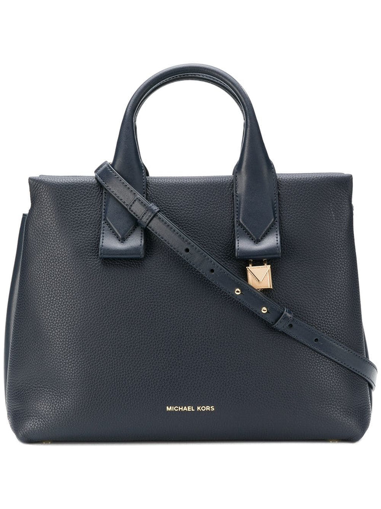 padlock logo tote