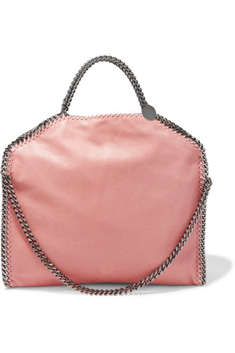 The Falabella small faux brushed-leather shoulder bag