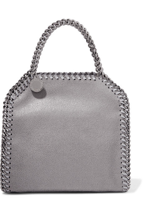 The Falabella tiny faux brushed-leather shoulder bag