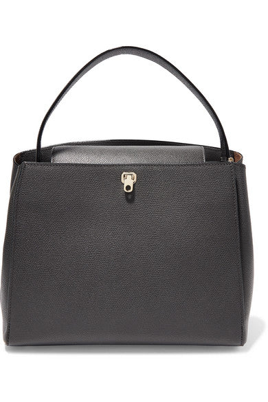 Brera textured-leather tote