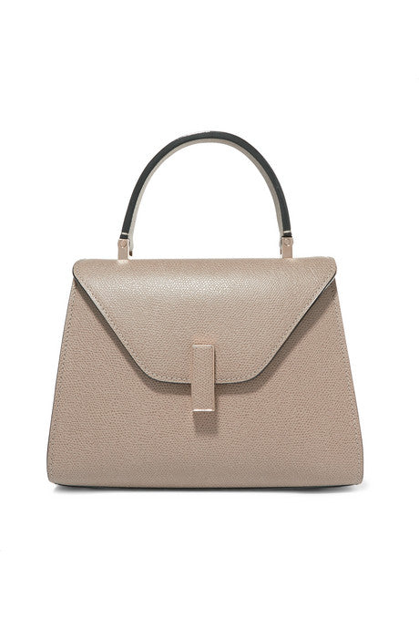 Iside mini textured-leather tote