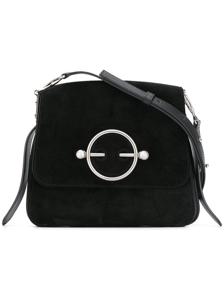 Black Suede Disc Bag