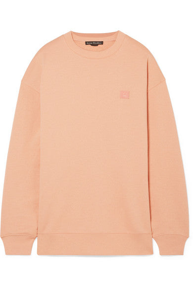 Forba Face appliquéd cotton-jersey sweatshirt