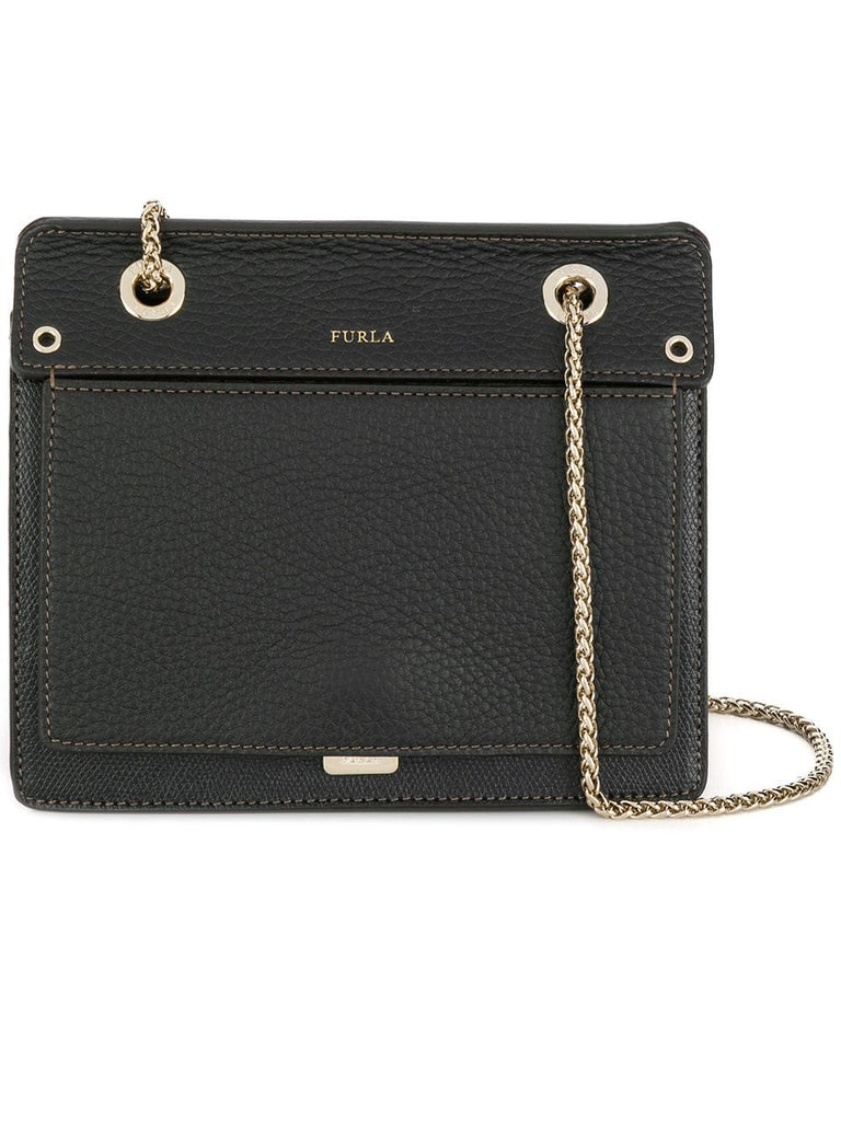 pebbled texture crossbody bag