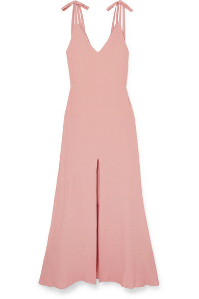 The Aretha crepe maxi dress