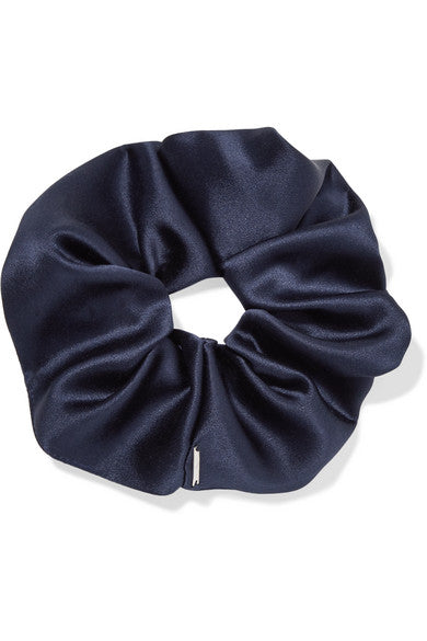 Elegant silk-satin hair tie
