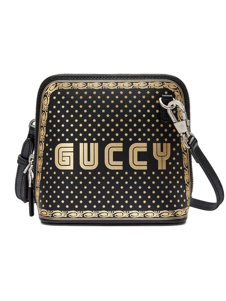 Guccy print mini shoulder bag