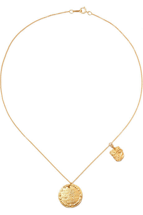 Summer Night gold-plated necklace