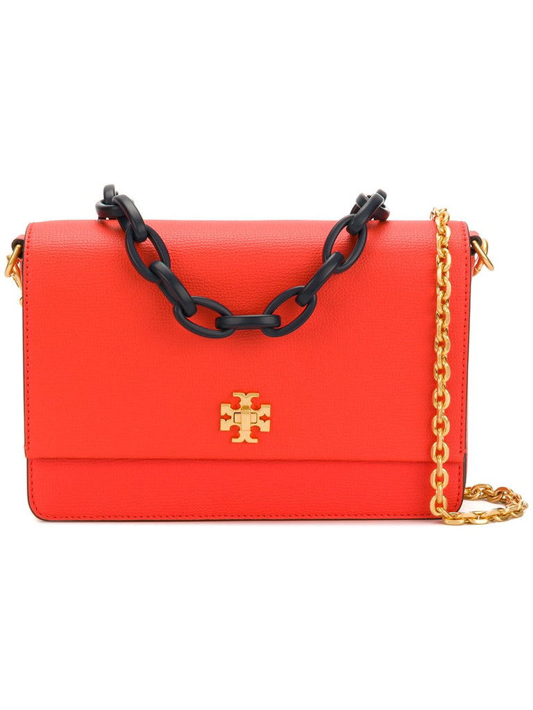 foldover logo crossbody bag