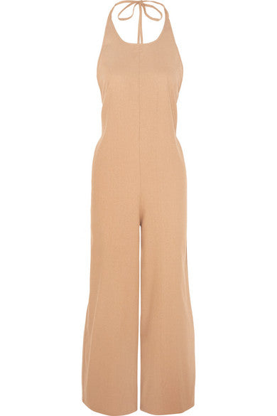 Otay silk halterneck jumpsuit