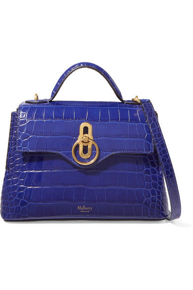 Seaton mini croc-effect leather shoulder bag