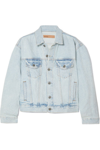 Kim distressed denim jacket