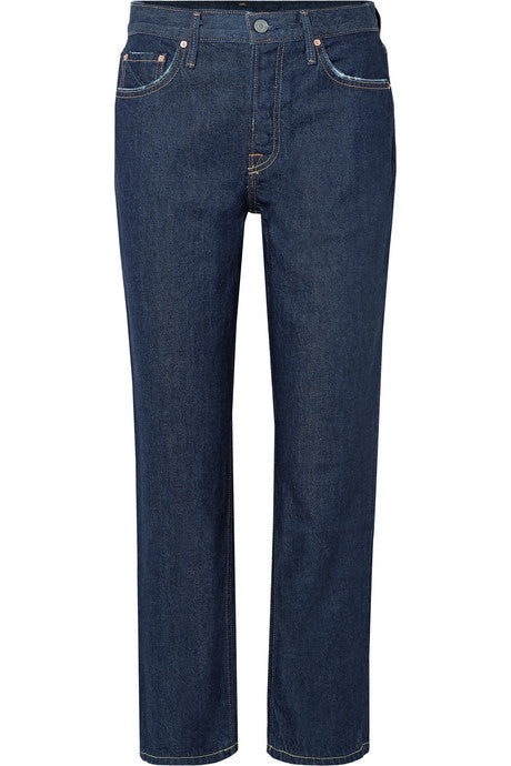 Helena high-rise straight-leg jeans