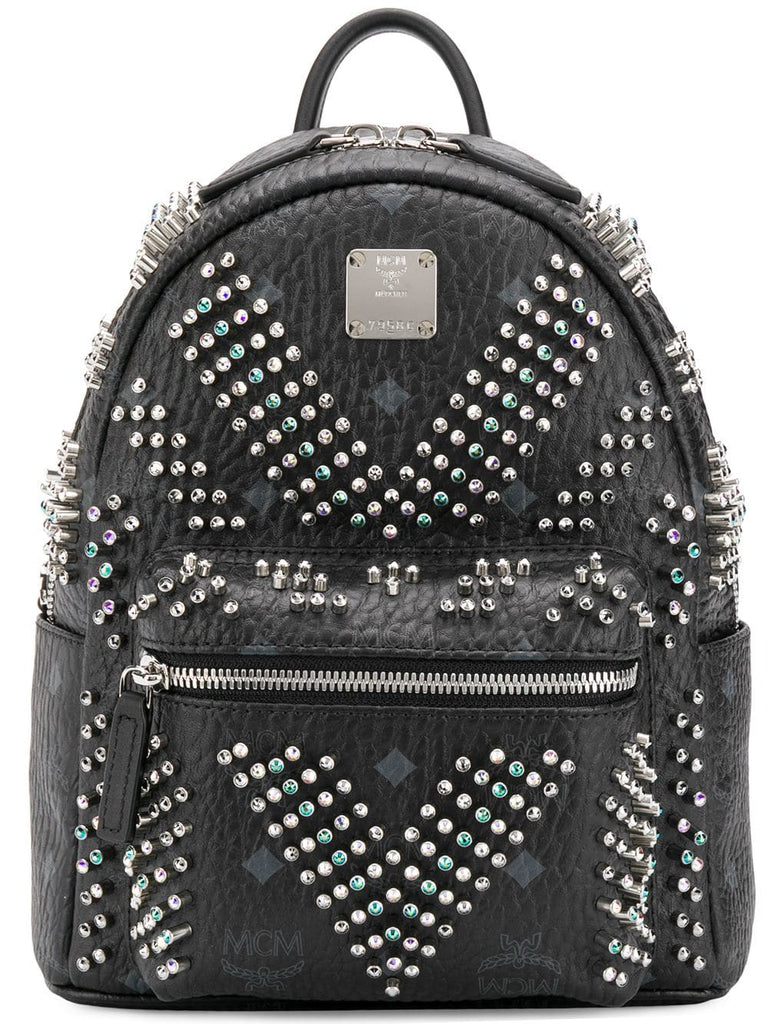 embellished monogram backpack