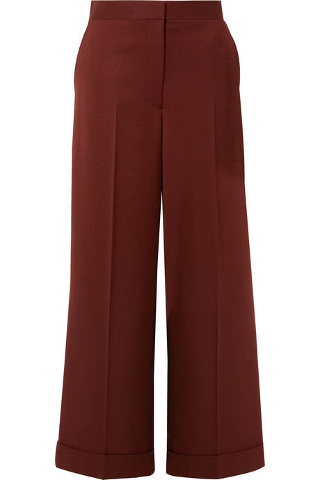 Ane wool wide-leg pants