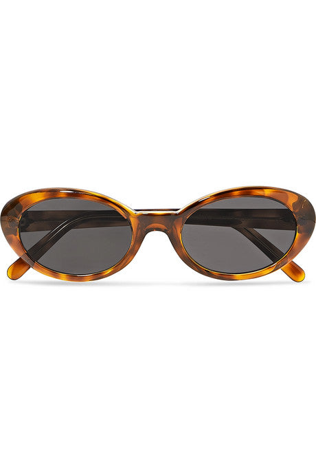 Seattle round-frame tortoiseshell acetate sunglasses