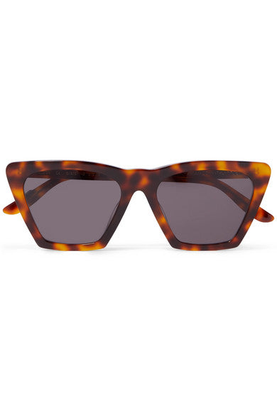 Lisbon cat-eye tortoiseshell acetate sunglasses