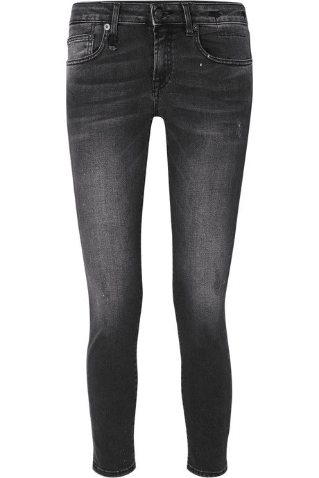 Kate distressed low-rise skinny jeans