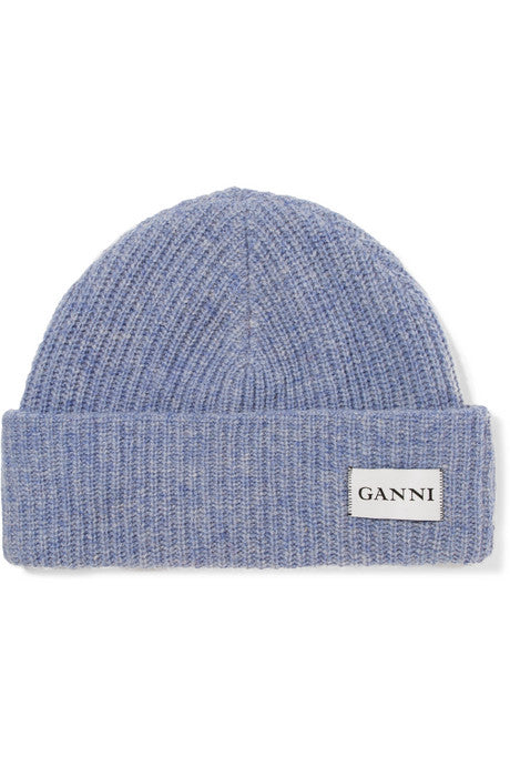 Ribbed wool beanie