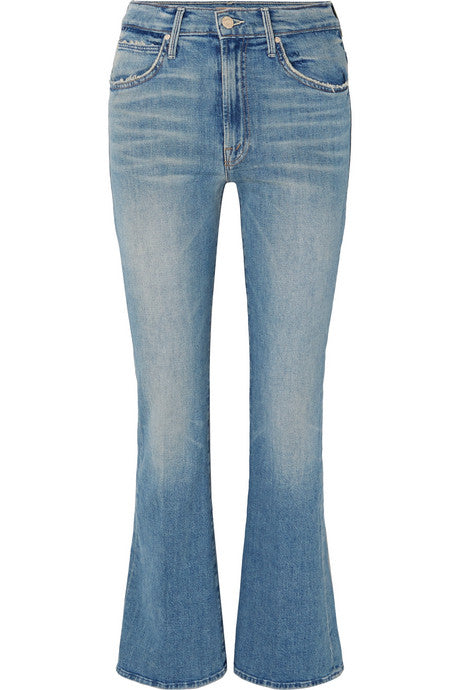 Desperado distressed high-rise flared jeans