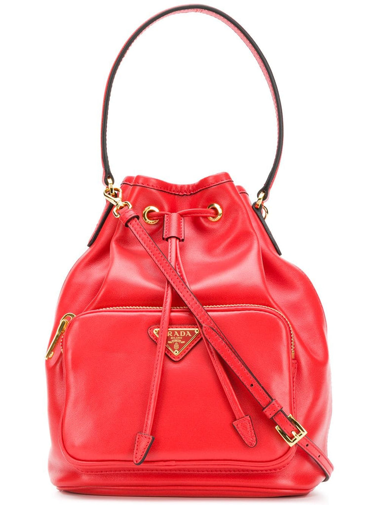 Bandoliera bucket bag