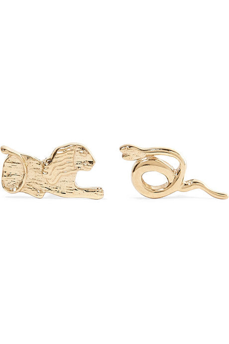 L.F. gold earrings