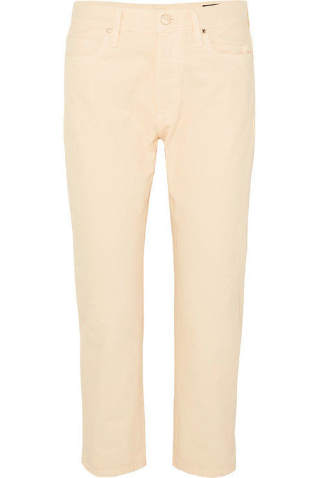 The Low Slung cropped low-rise straight-leg jeans