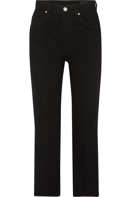 The Cropped A high-rise straight-leg jeans