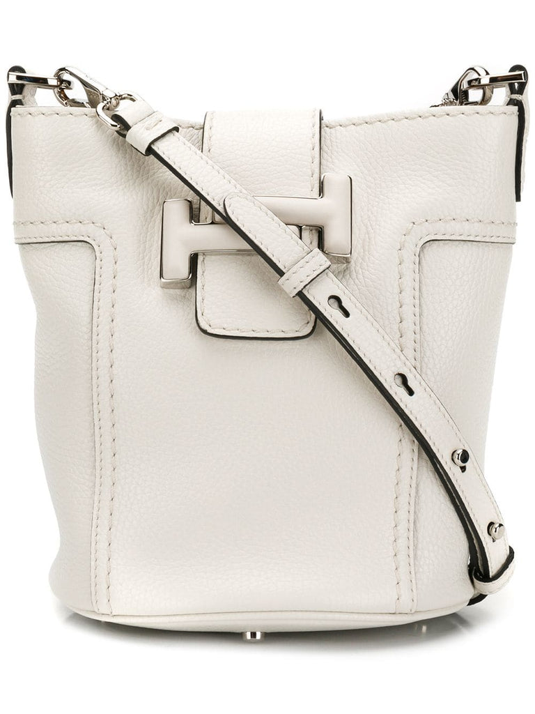 Double T mini bucket bag