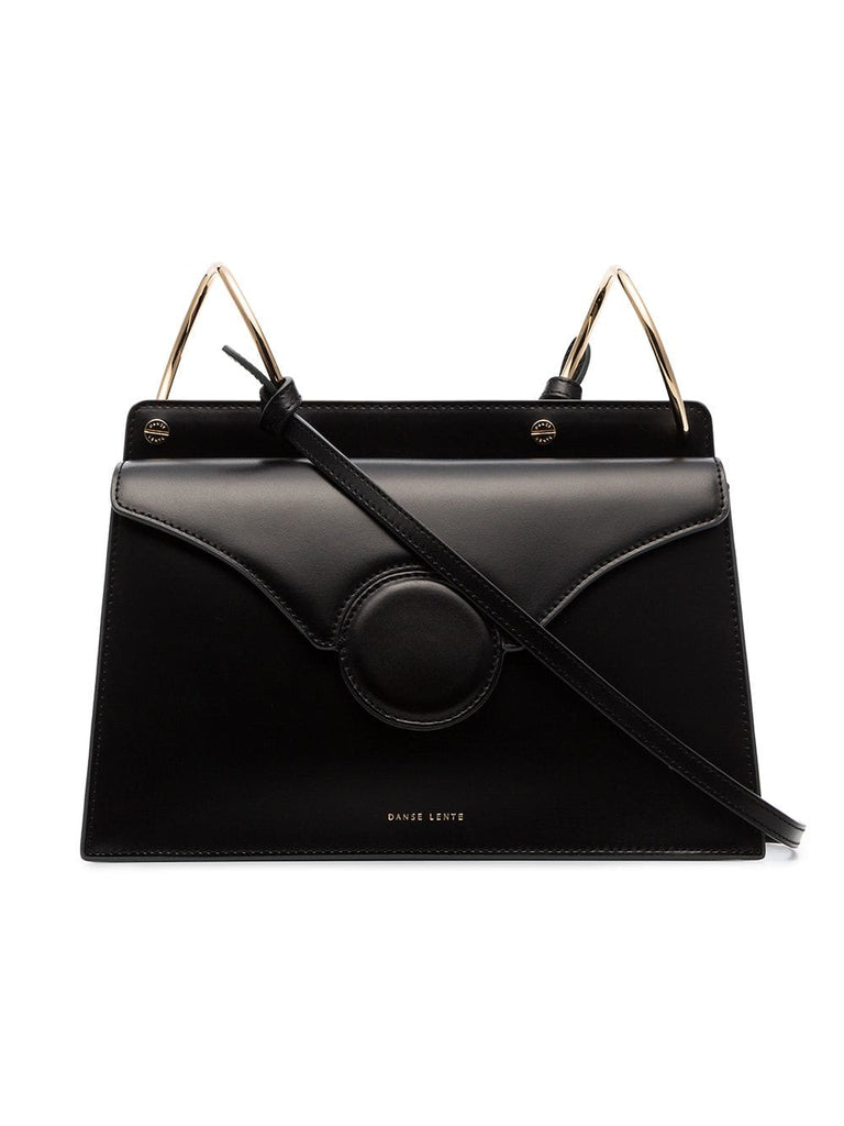 black Phoebe leather cross body bag