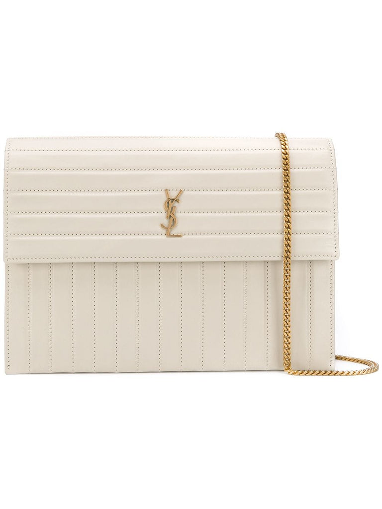 structured YSL satchel bag