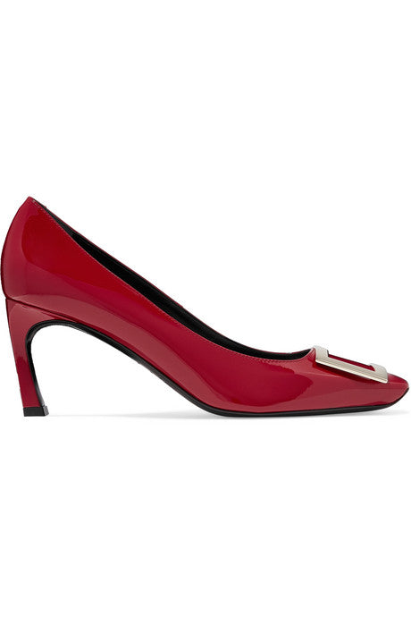 Belle Vivier Trompette patent-leather pumps