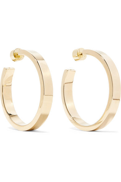 Baby Kate gold-plated hoop earrings