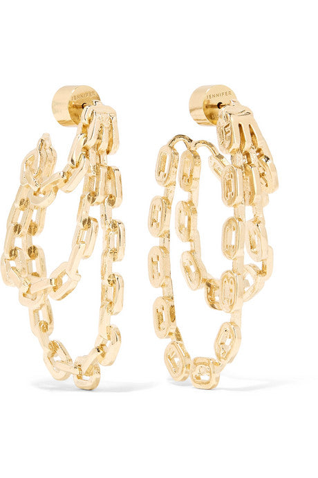 Adwoa gold-plated earrings