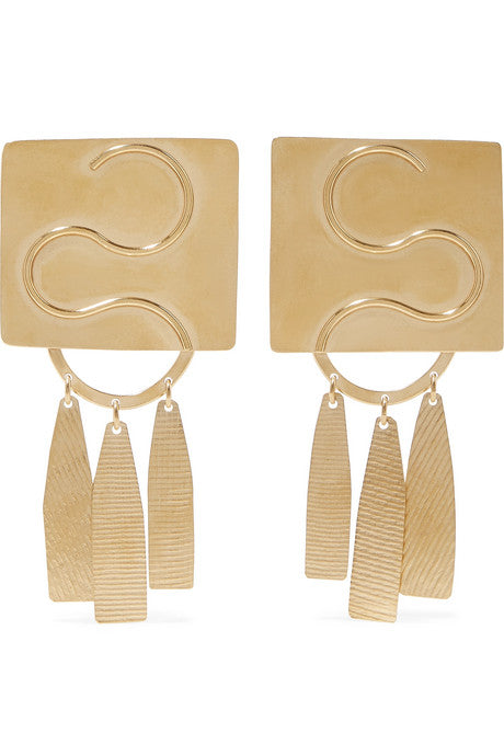 Clea gold-tone earrings