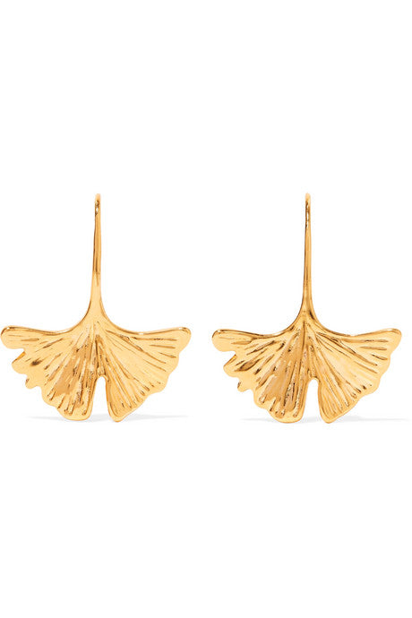 Tangerine gold-tone earrings