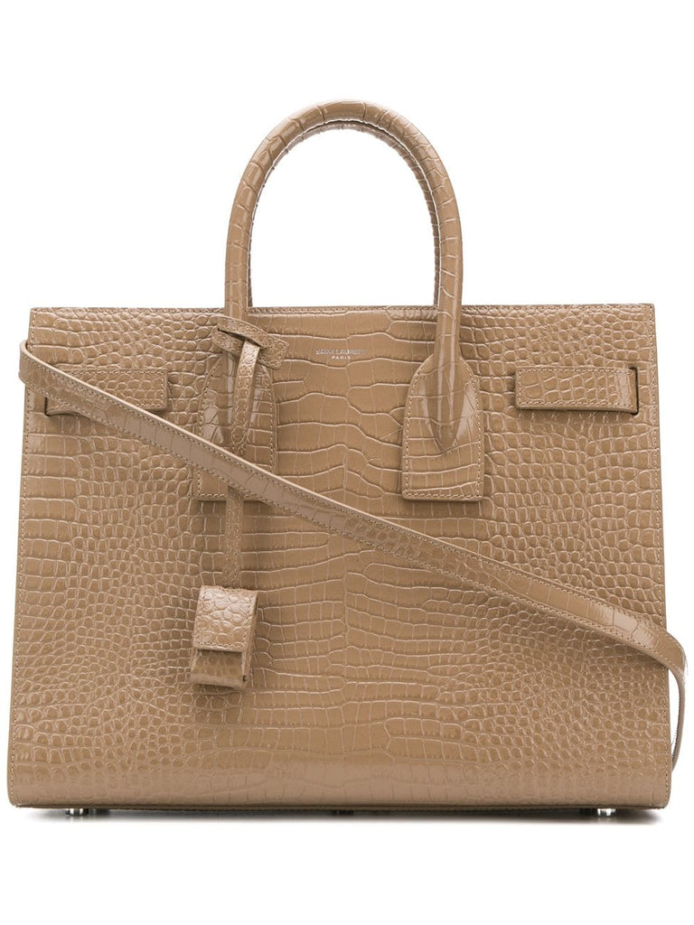 crocodile-effect Sac De Jour tote bag