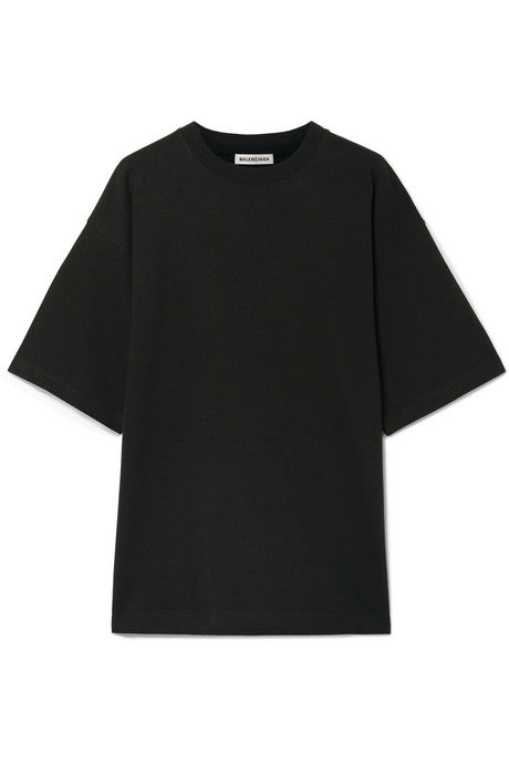 Oversized embroidered cotton-jersey T-shirt