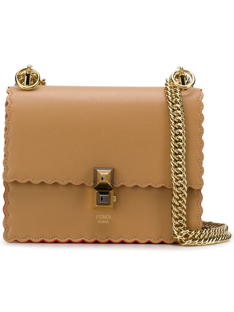 Kan I mini scalloped shoulder bag