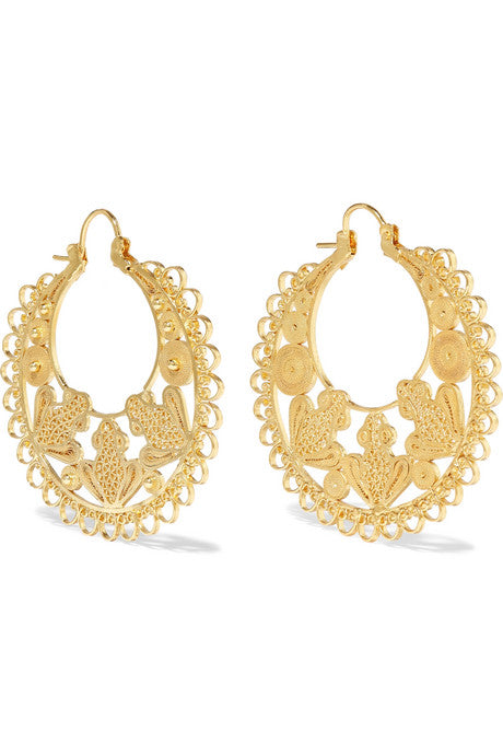 Mariana gold vermeil earrings