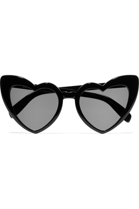 Loulou heart-shaped acetate sunglasses