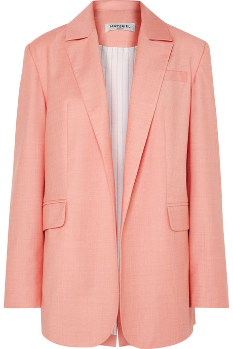 Wool-blend blazer