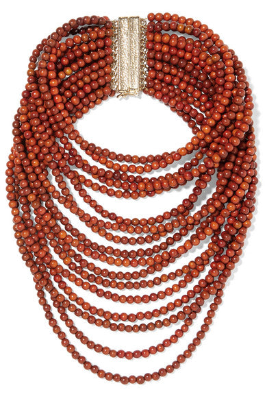 Arizona gold-tone beaded necklace