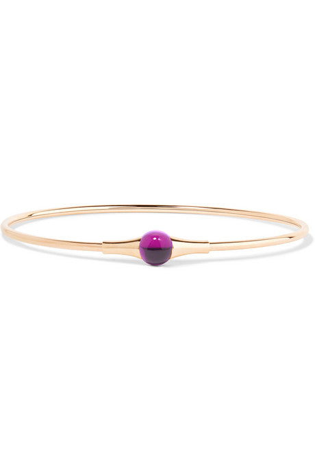 M'ama non M'ama 18-karat rose gold amethyst bracelet