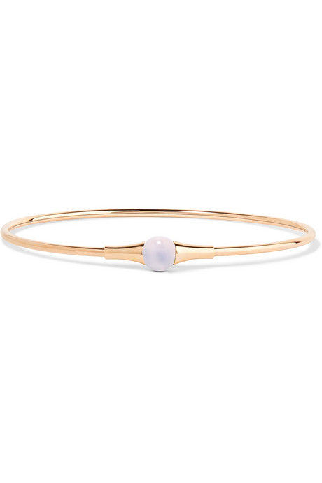 M'ama non M'ama 18-karat rose gold moonstone bracelet