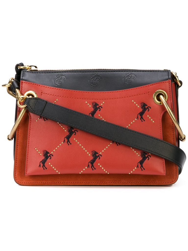 classic Horse embroidered crossbody