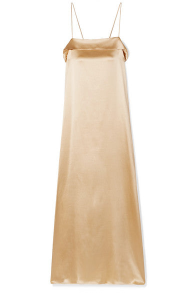 Coco silk-charmeuse maxi dress