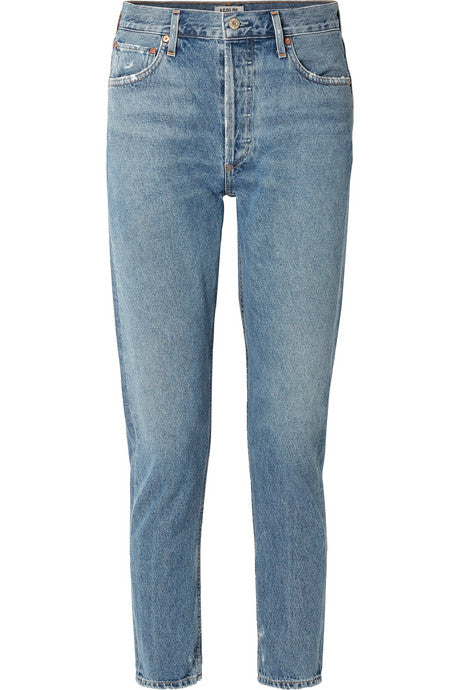 Jamie high-rise slim-leg jeans