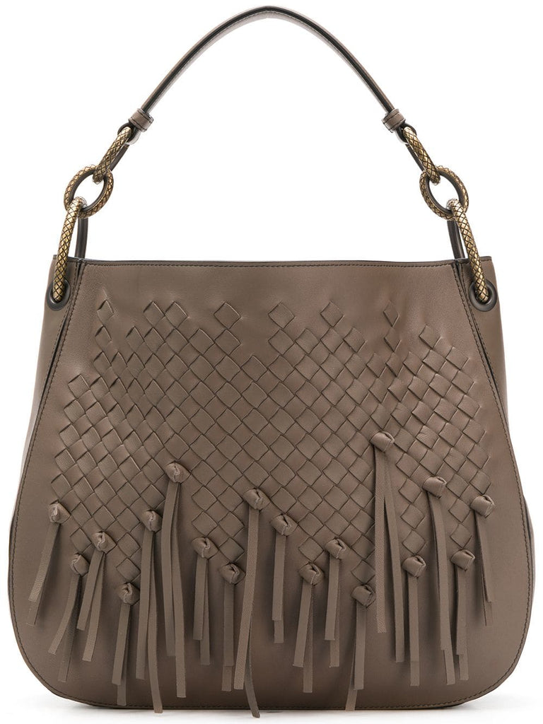 Loop hobo bag in Intrecciato Brio